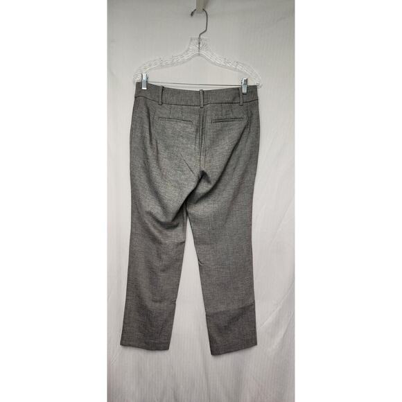 Talbots Newport Curvy Straight Leg Herringbone Gray Dress Pants Size 6P - Picture 3 of 8